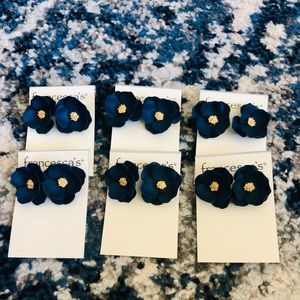 Jamie button flower studs - Francesca’s